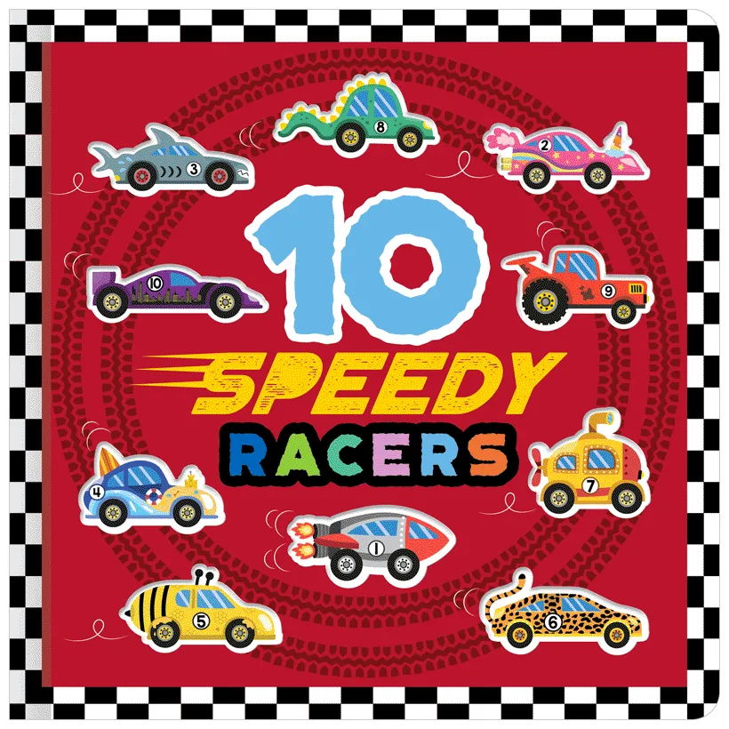 10 Speedy Racers Board Book