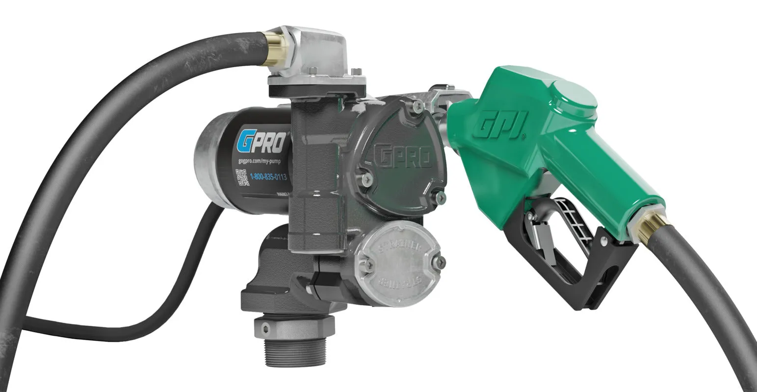 170000-03  V25-012AD HS 12V 25GPM w/1"x18' Hose, DS Nozzle EA