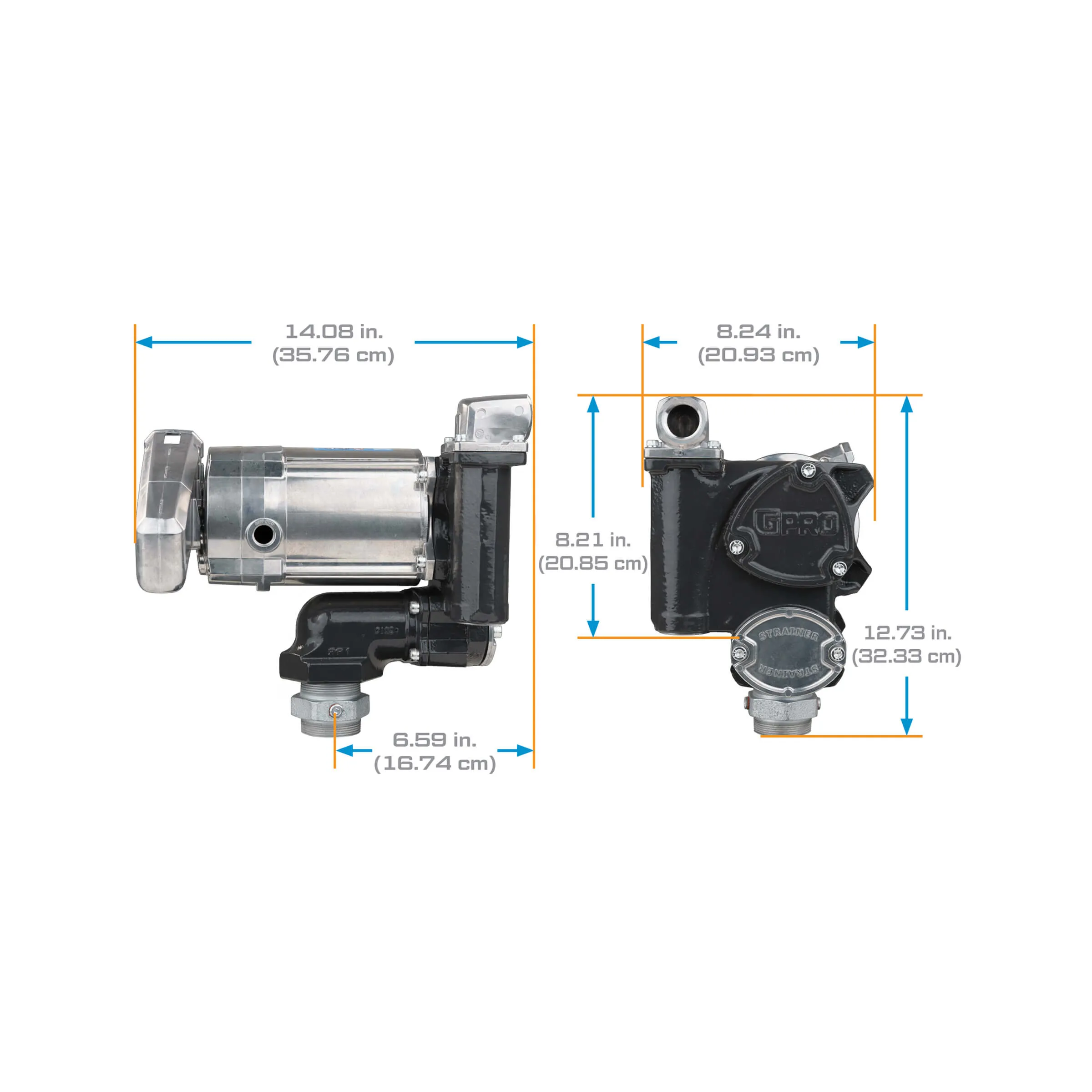171050-06 V20-115AD QM40-G8N PUMP, METER, HOSE, DS NZ, ADAPTER