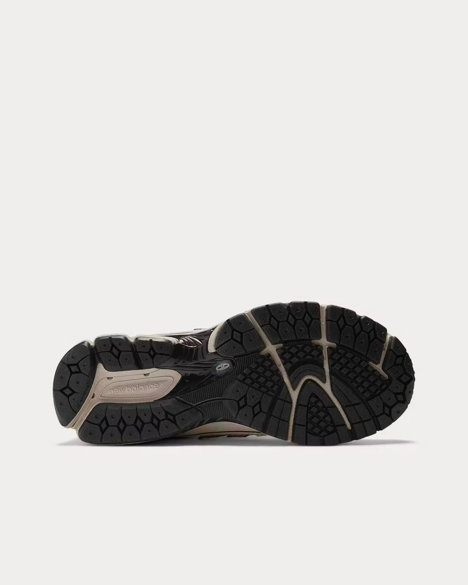 1906R Egret / Black / Blazing Yellow Low Top Sneakers