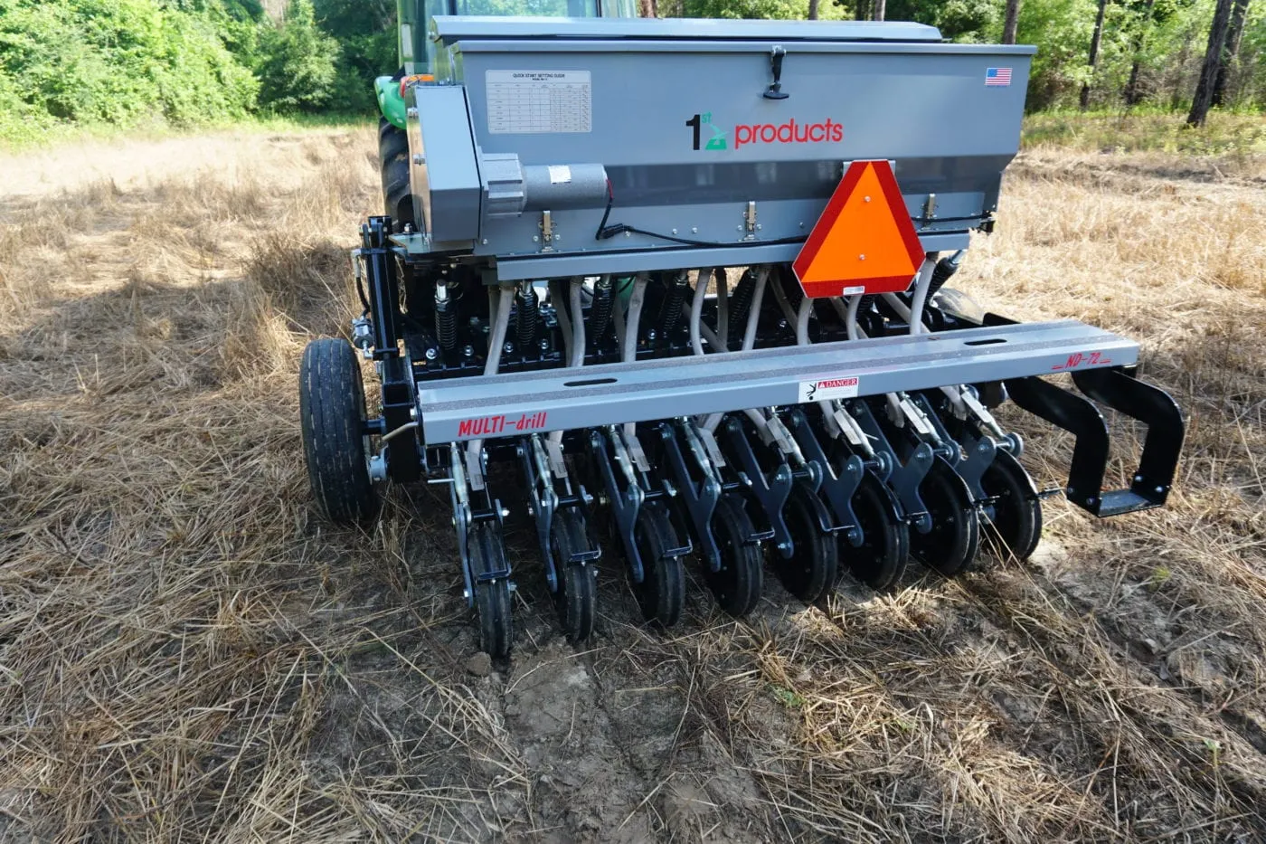 1st Products No Till Drill - 6ft MULTI-drill | ND-72 3pt & Pull Type