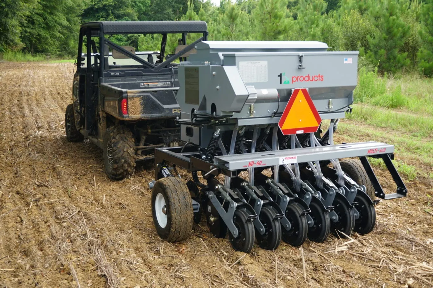 1st Products No Till Drill - The MULTI-Drill 5-12' 3pt & Pull Type