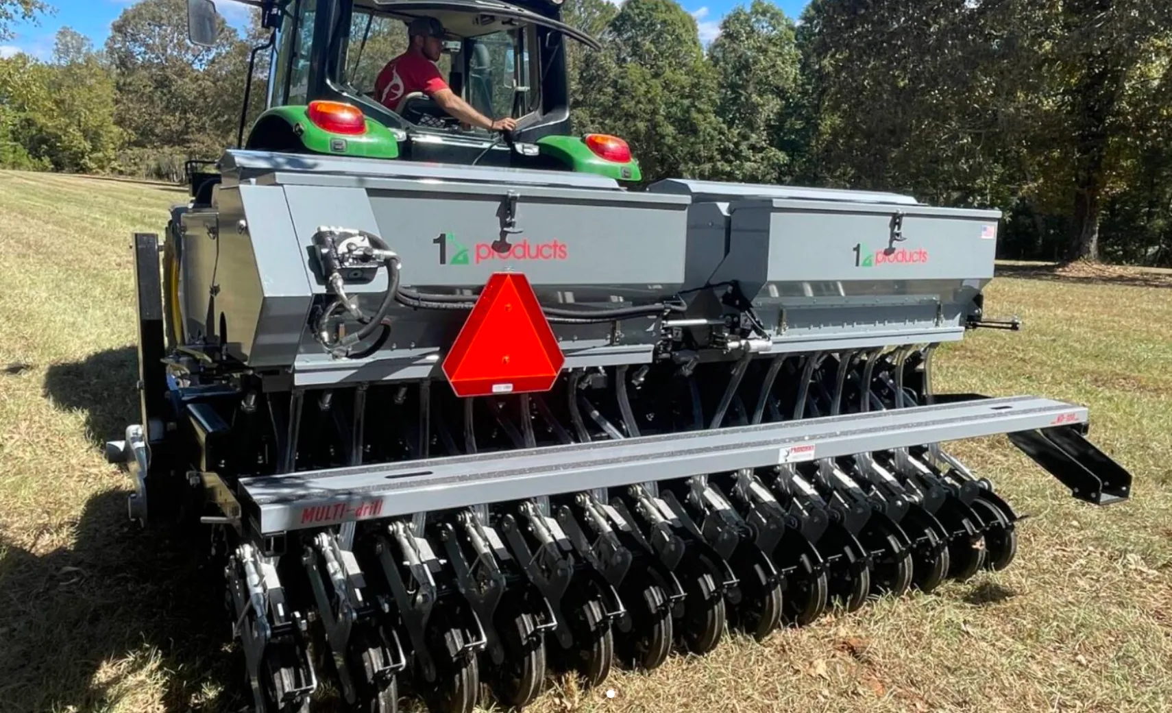 1st Products No Till Drill - The MULTI-Drill 5-12' 3pt & Pull Type