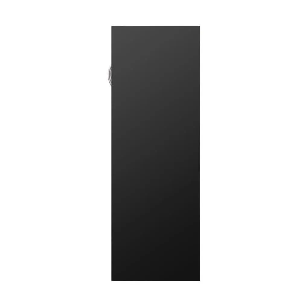 2 Doors Shoe Cabinet Storage Cupboard - Black