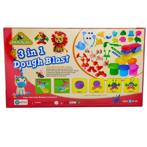 3 In 1 Dough Blast Educatioal Board Games For Kids