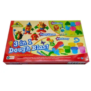 3 In 1 Dough Blast Educatioal Board Games For Kids