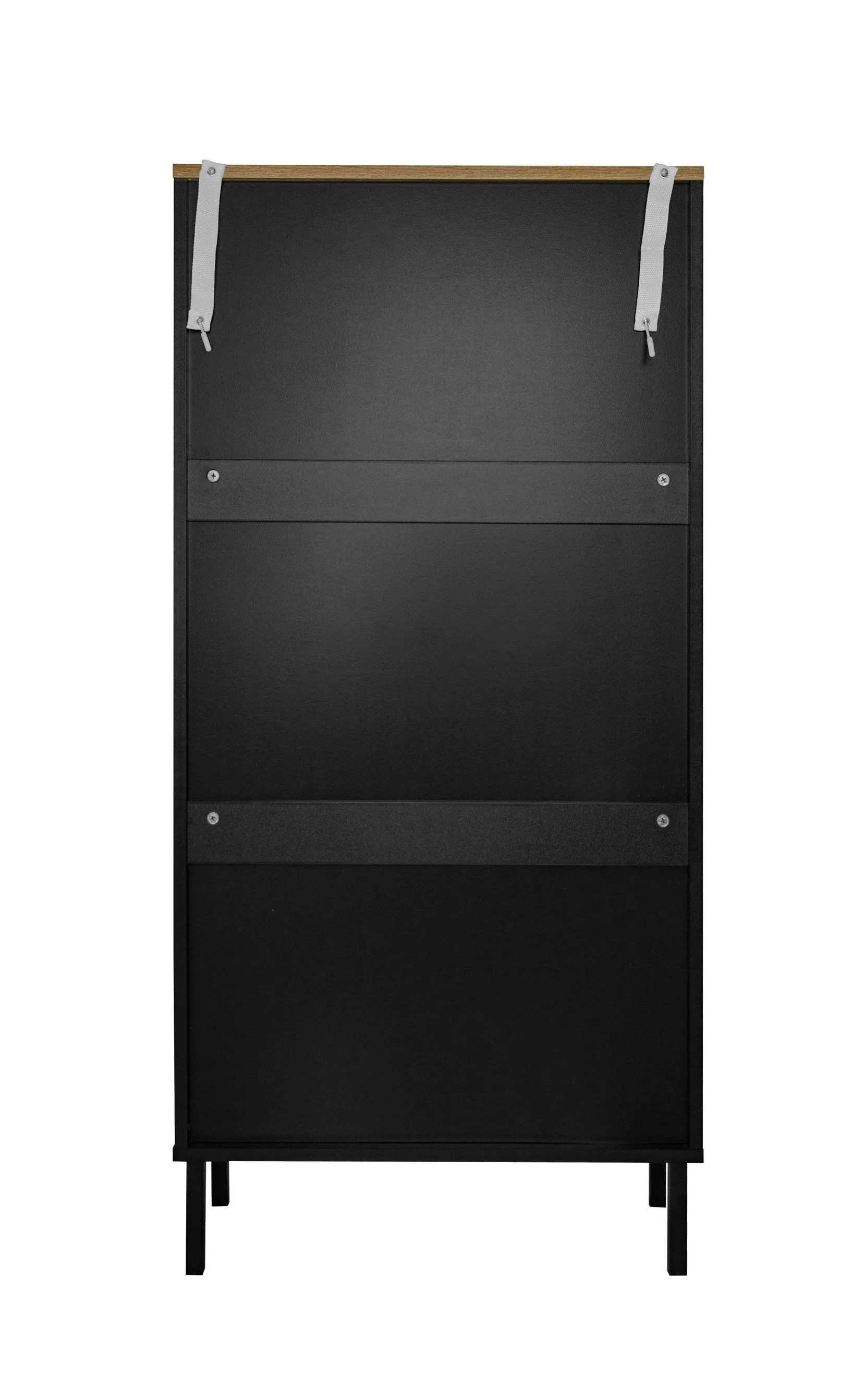 3 Metal Door Shoe Rack – Modern Freestanding Storage Cabinet with Double Shelves For Entryway Elegance