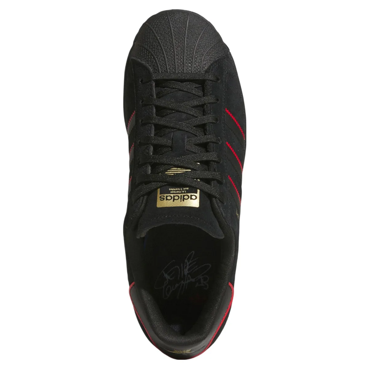 Adidas - Superstar Adv X Felipe Gustavo Shoes Black/Scarlet
