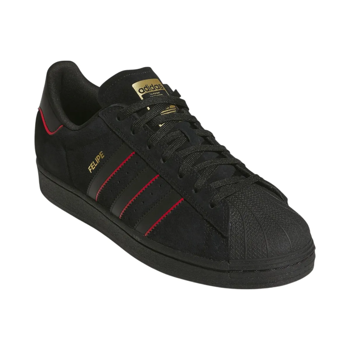 Adidas - Superstar Adv X Felipe Gustavo Shoes Black/Scarlet