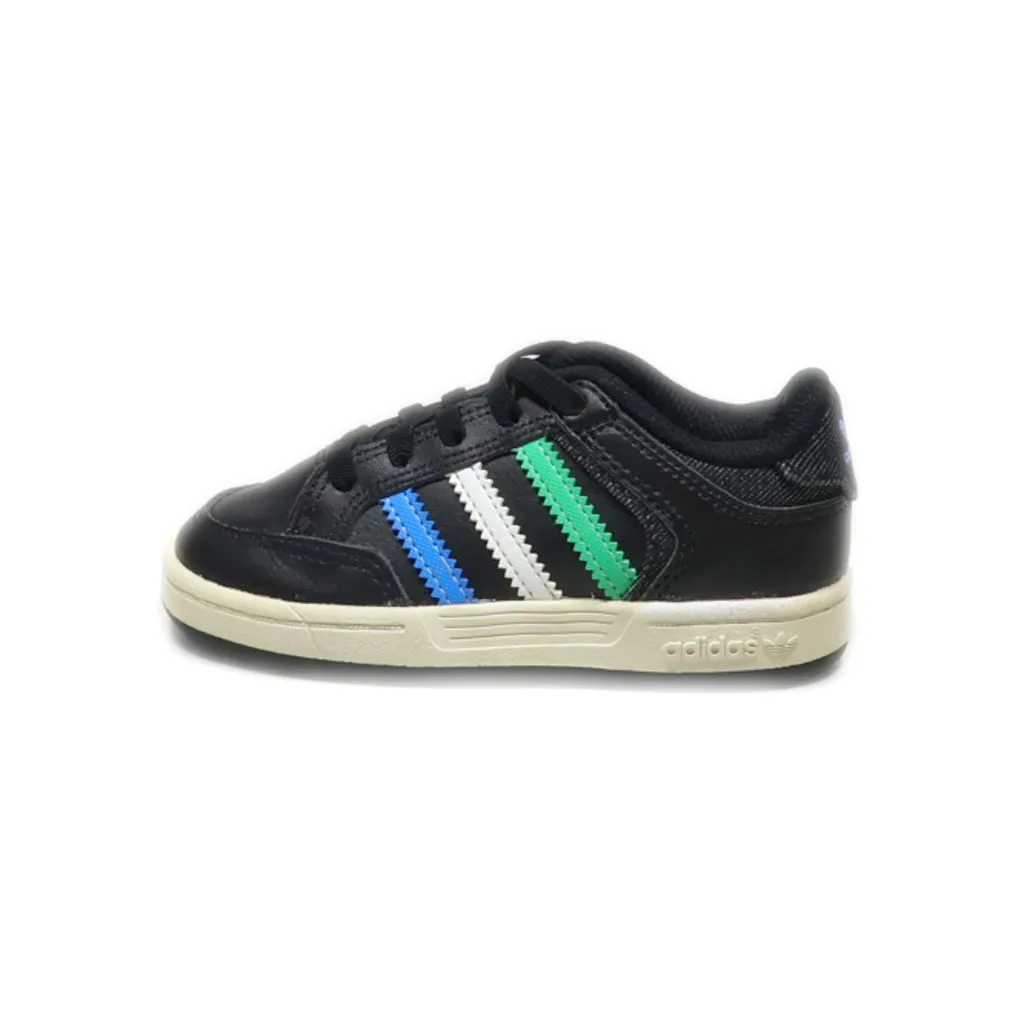 Adidas Varial Low Sport Shoes Leather Black Colour For Kids