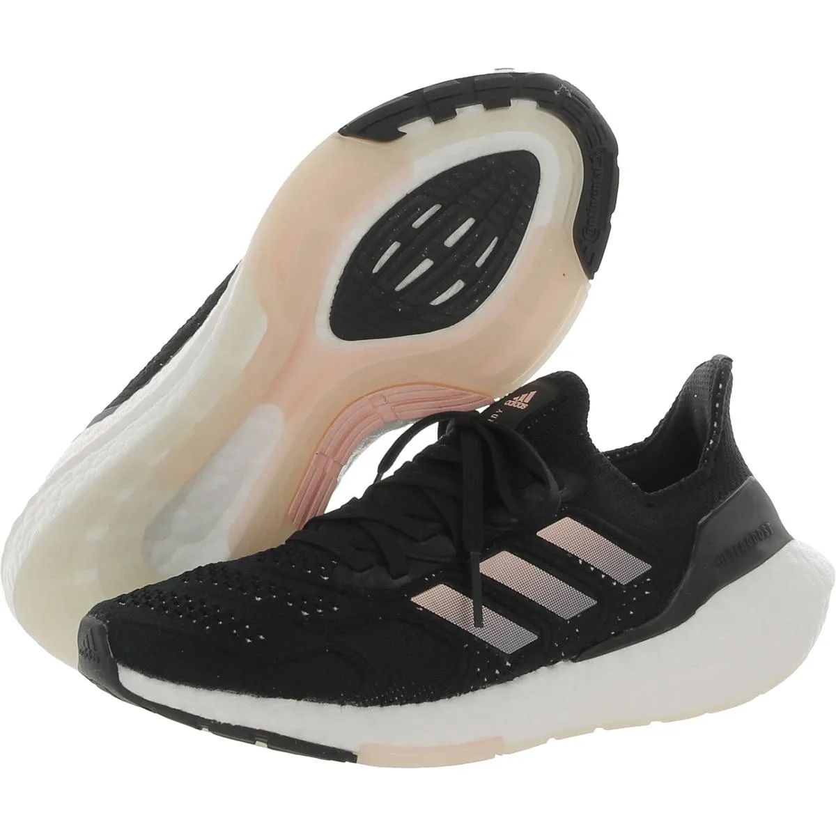 Adidas Womens Ultraboost 22 HEAT.RDY Knit Performance Running Shoes