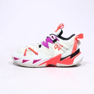 Air Jordan Why Not Zero.3 Sport Shoes Fabric White Color For Kids