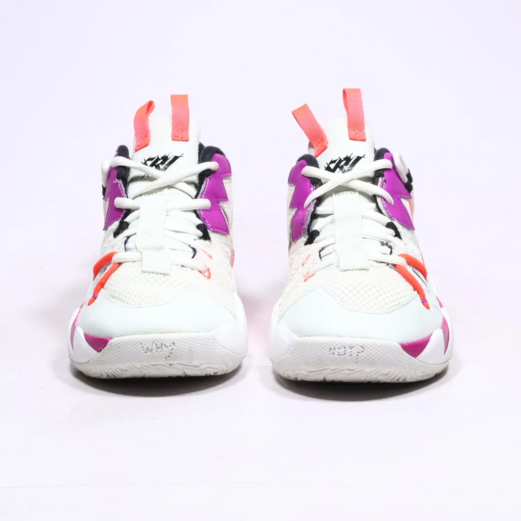 Air Jordan Why Not Zero.3 Sport Shoes Fabric White Color For Kids