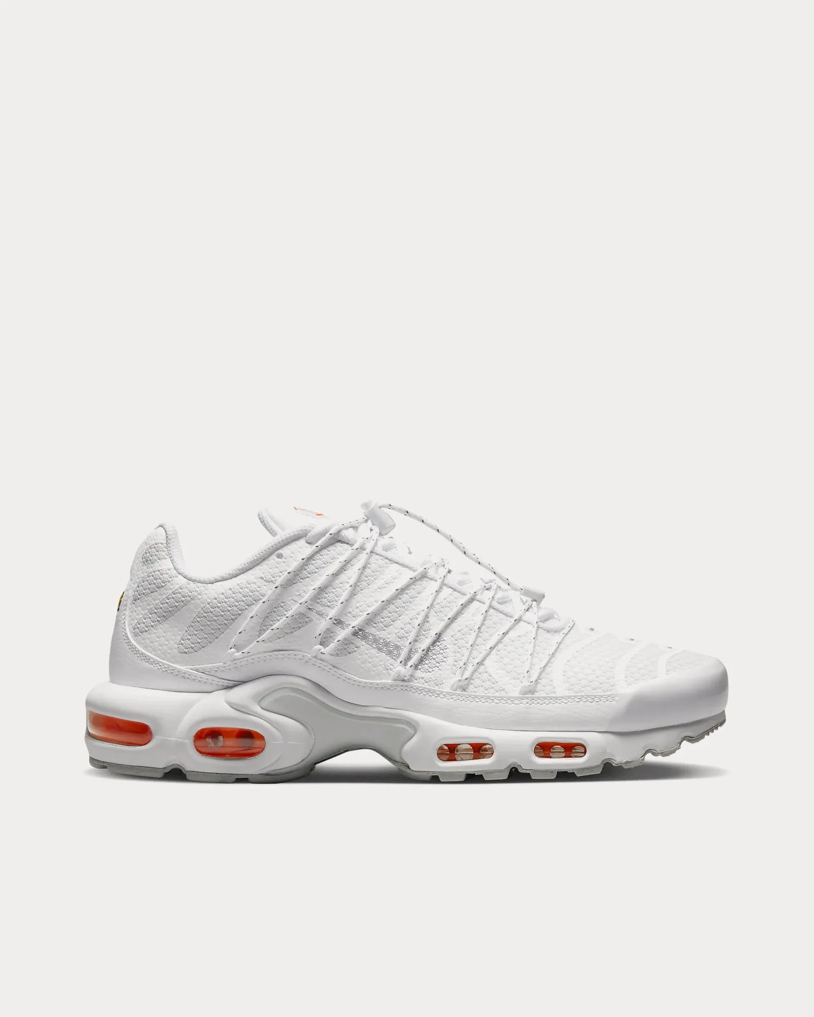Air Max Plus Utility White / Safety Orange / Pure Platinum Low Top Sneakers