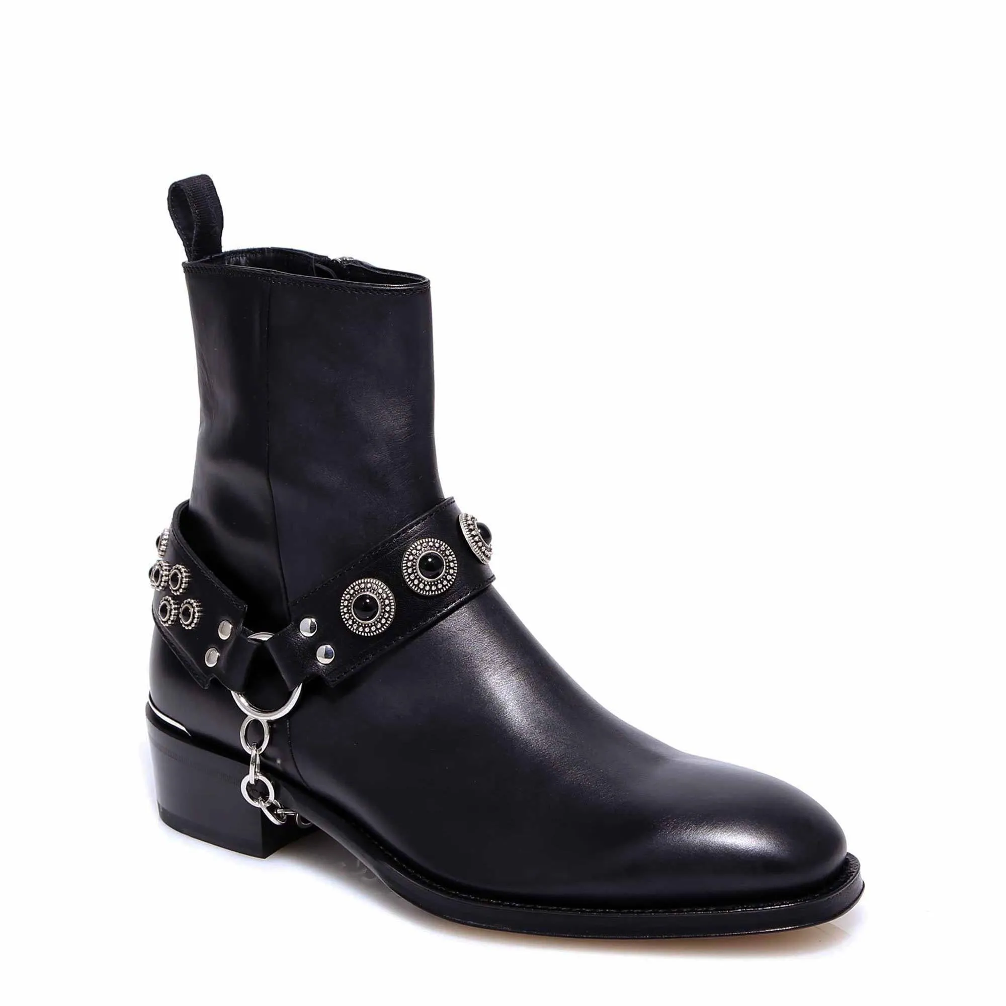 Alexander McQueen Harness Studded Boots