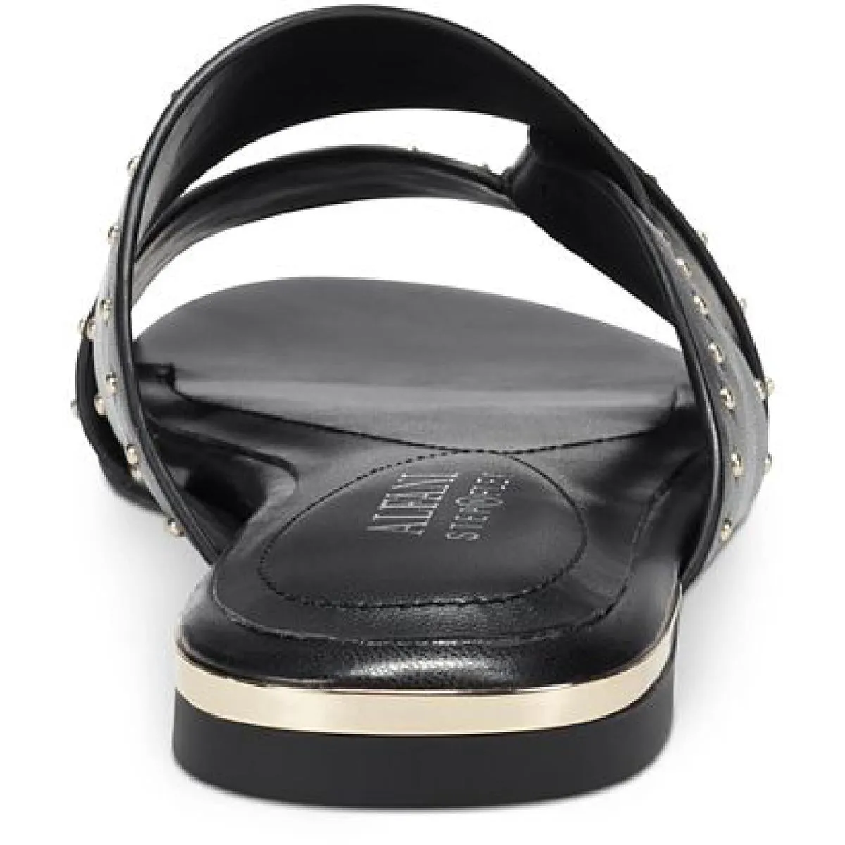 Alfani Womens Leather Studded Flip-Flops