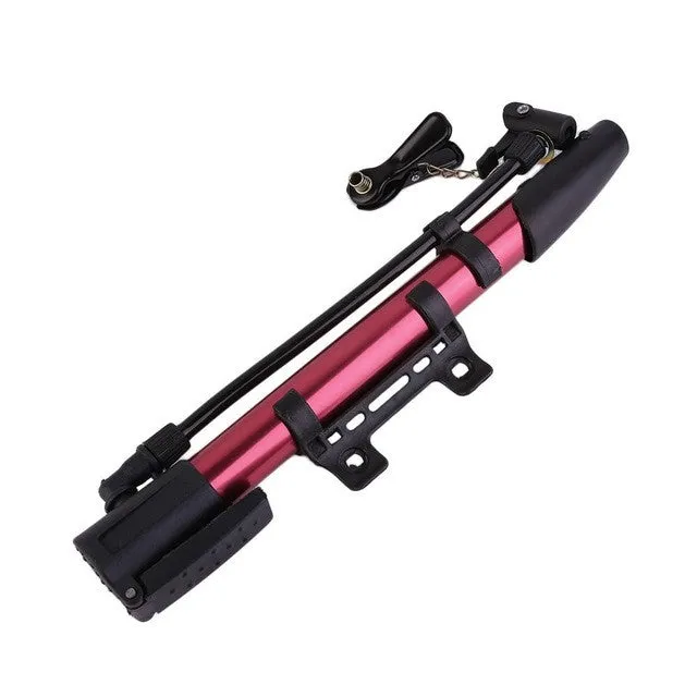 Aluminum Alloy Bicycle Pump/Ball With Frame Holder
