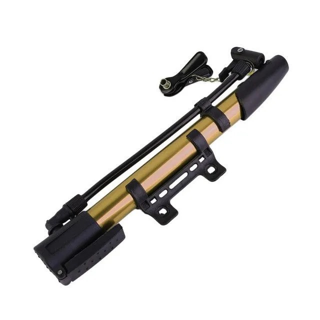 Aluminum Alloy Bicycle Pump/Ball With Frame Holder