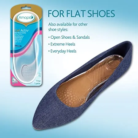 Amope Gel Activ Flat Shoes Insoles
