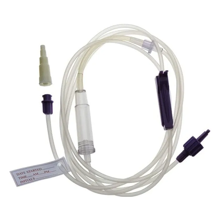 Amsino AMSure® Enteral Feeding Pump Spike Set, with ENFit® And Transition Connectors