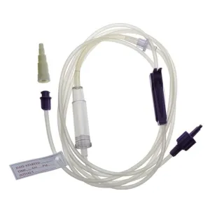 Amsino AMSure® Enteral Feeding Pump Spike Set, with ENFit® And Transition Connectors