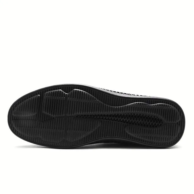 Angelo Ricci™ Air Style Breathable Leather Sport Sneakers