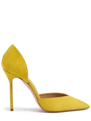 Aquazzura   105mm Uptown suede pumps 