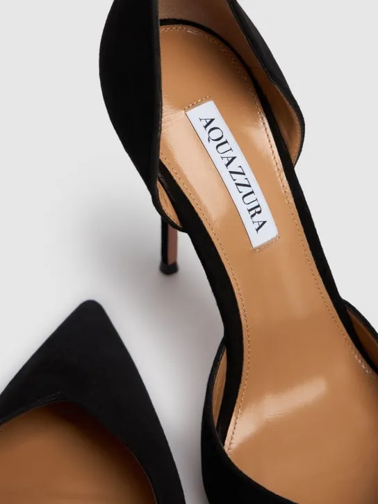 Aquazzura   105mm Uptown suede pumps 