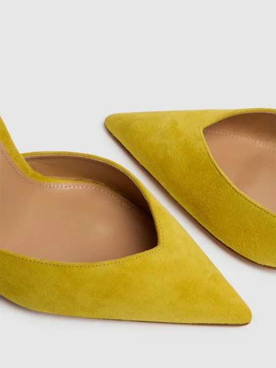 Aquazzura   105mm Uptown suede pumps 