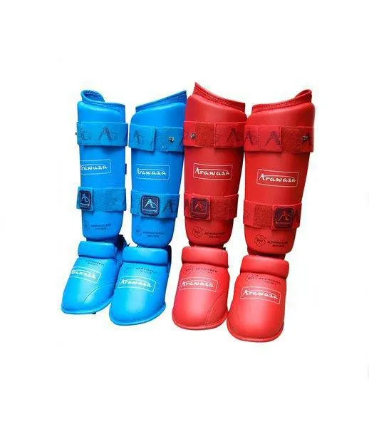 Arawaza WKF Approved Shin pad & Removable instep pad