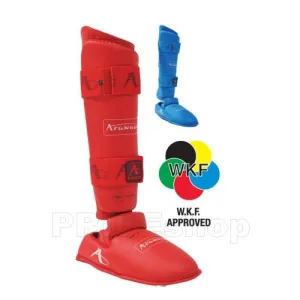 Arawaza WKF Approved Shin pad & Removable instep pad