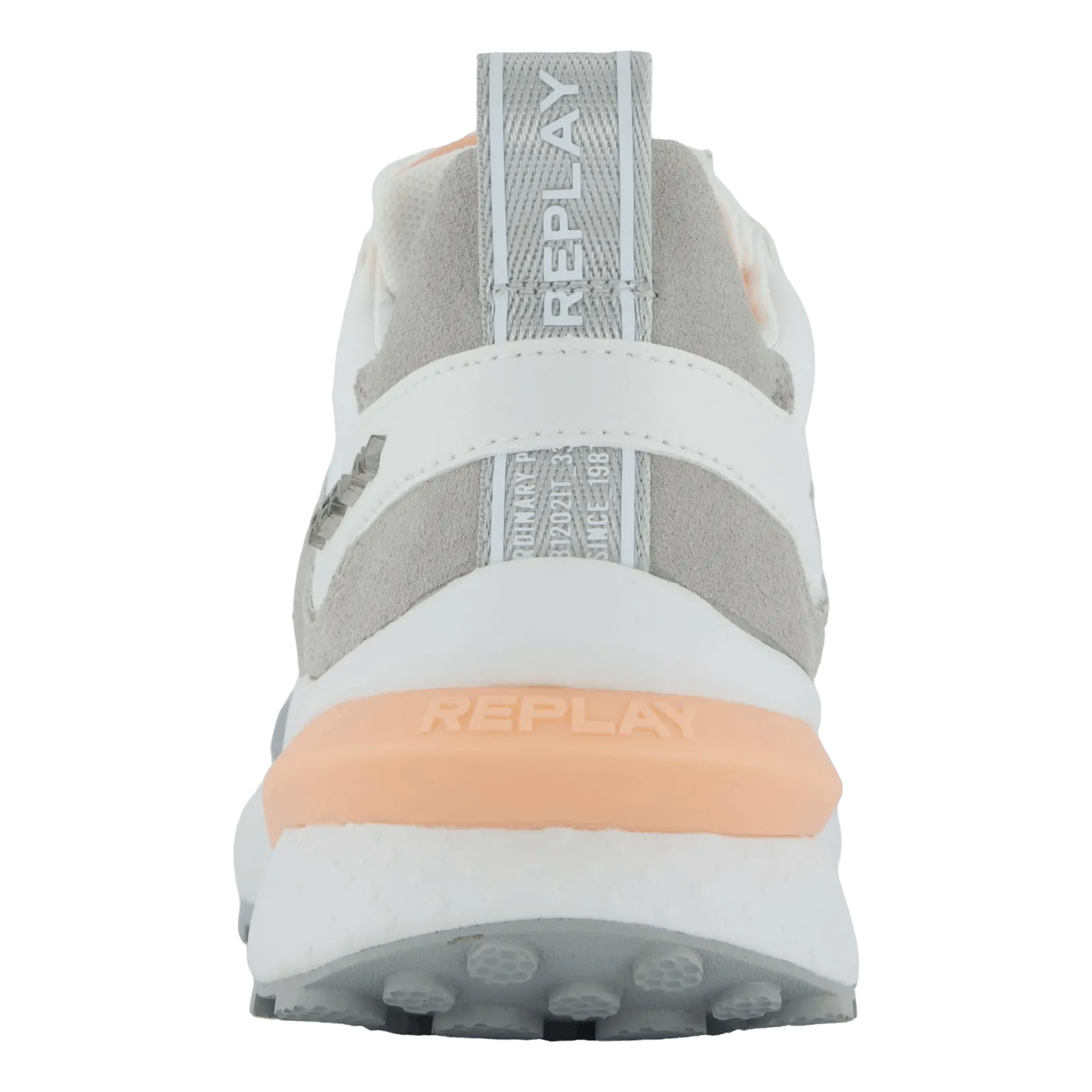 Athena Run White Orange