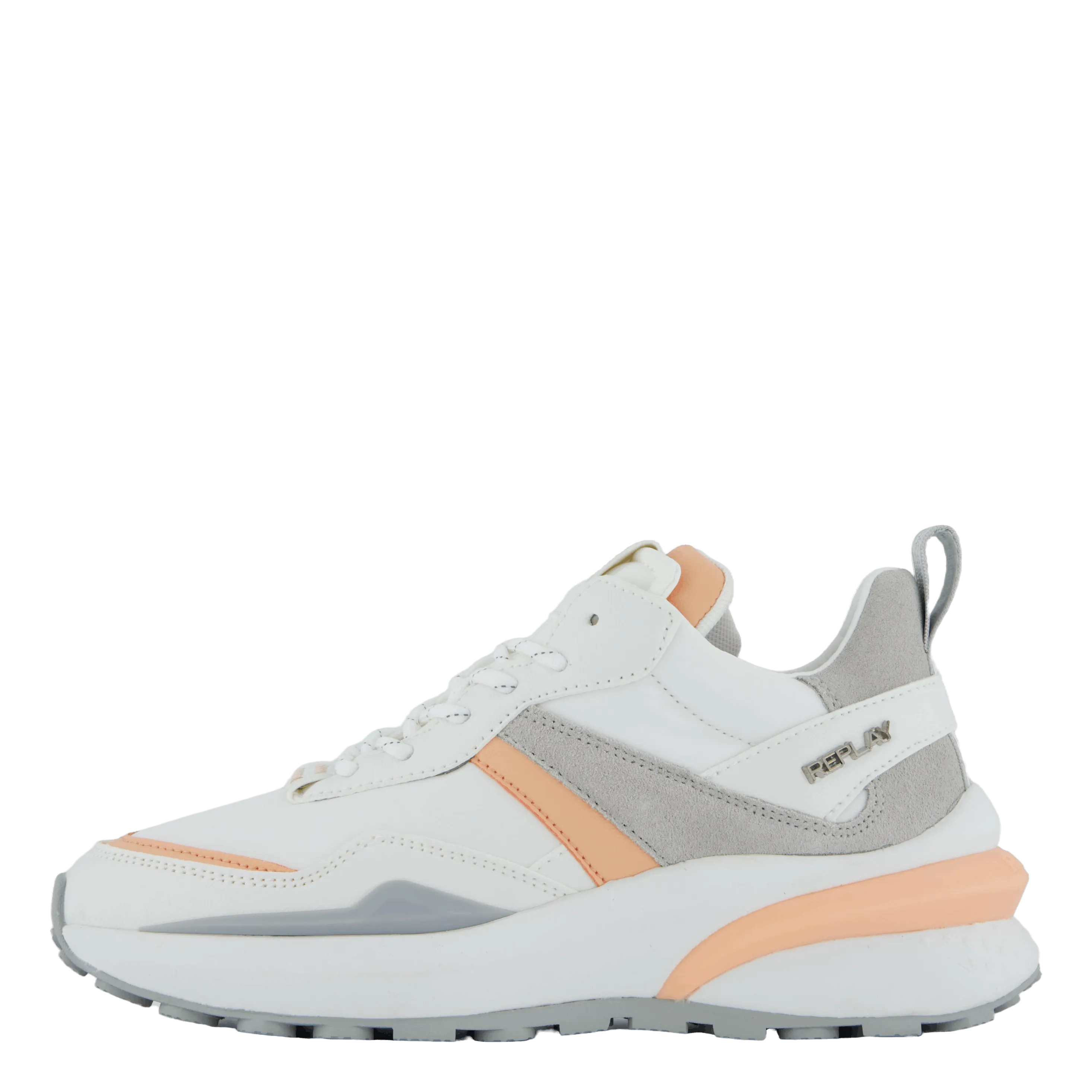Athena Run White Orange