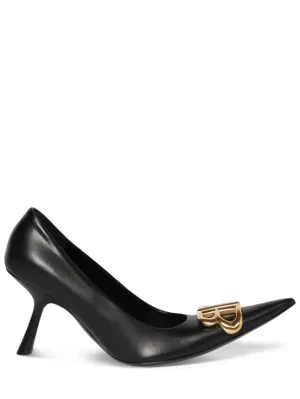 Balenciaga   90mm Flex BB leather pumps 
