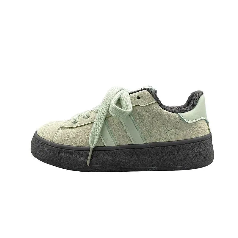 binfenxie  -  Retro Stripe Platform Sneakers for Women Fashion Casual Spring Autumn Board Shoes Female New Designer Zapatos De Mujer