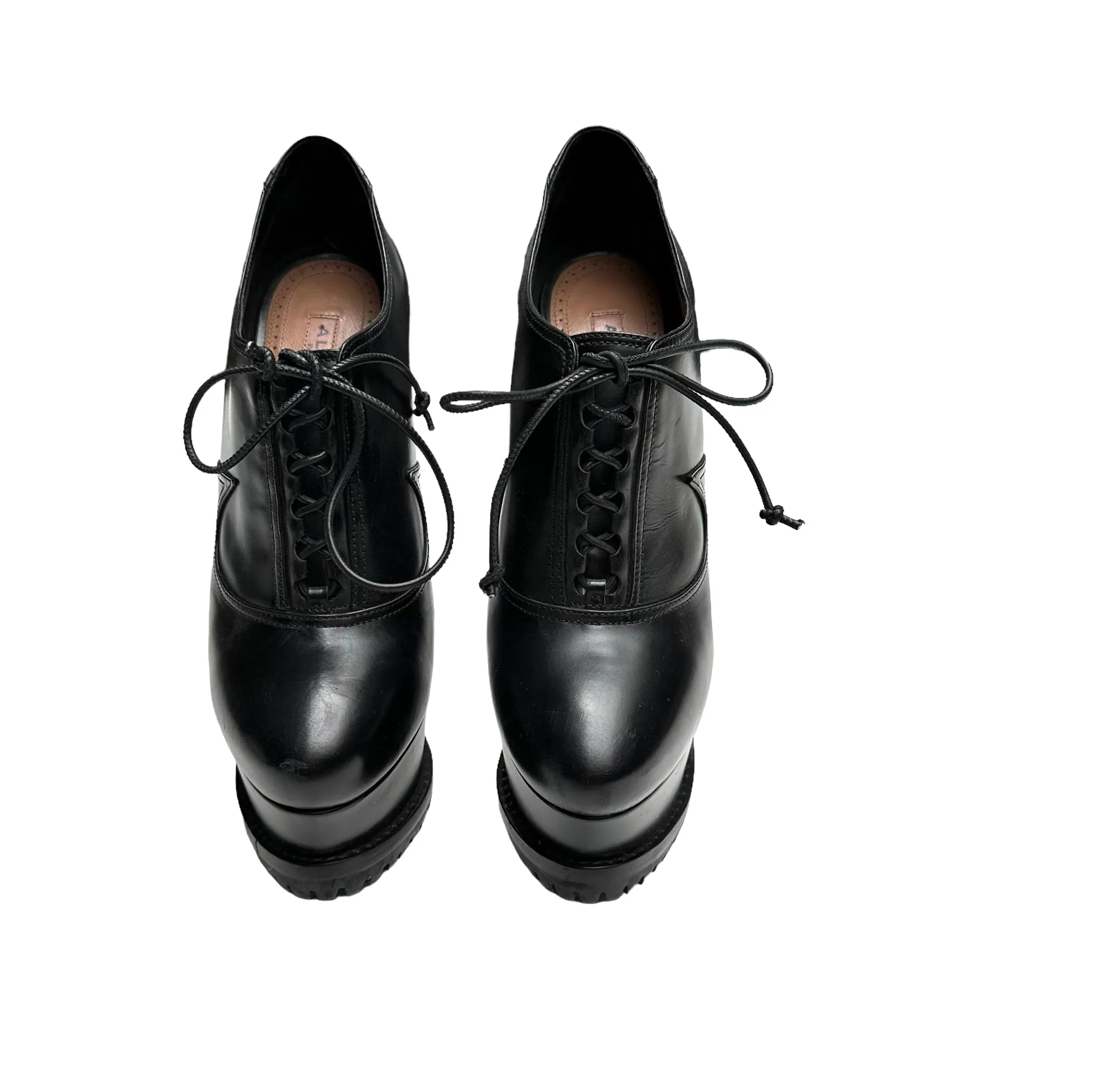 Black Platform Heels - 7