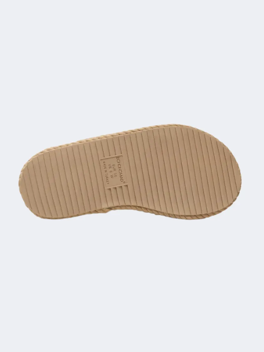Bohonomad Hawaii Platform Rope  Women Lifestyle Sandals Beige