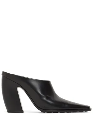 Bottega Veneta   10mm Tex leather mule pumps 