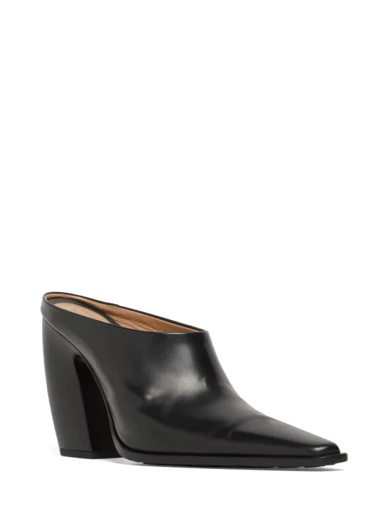 Bottega Veneta   10mm Tex leather mule pumps 