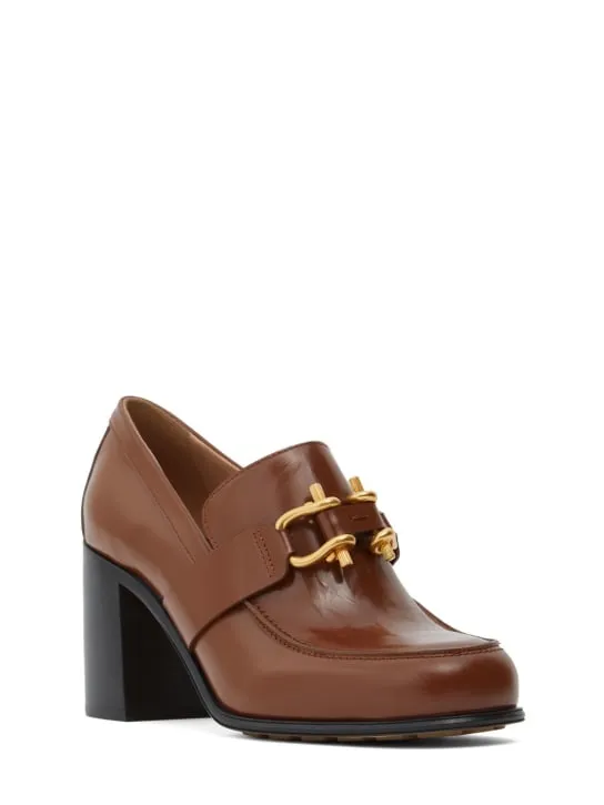 Bottega Veneta   70mm Monsieur leather pumps 