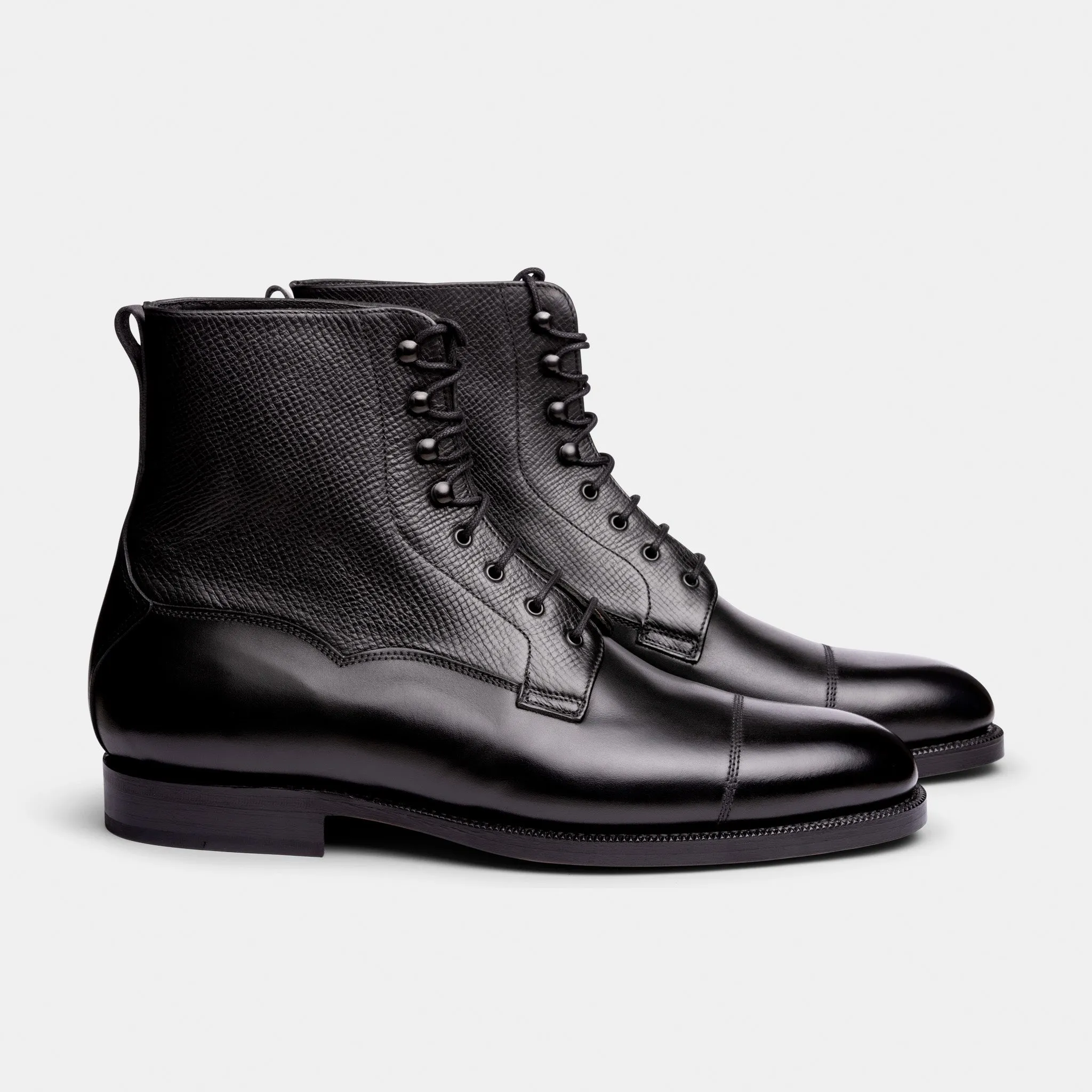 Byron Field Boot Black Calf Utah