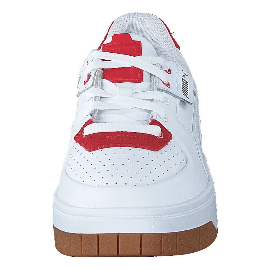 Cali Dream Heritage Wns Puma White-gum-high Risk Red