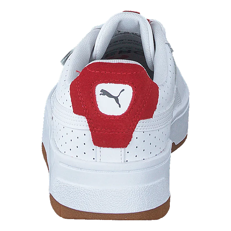 Cali Dream Heritage Wns Puma White-gum-high Risk Red
