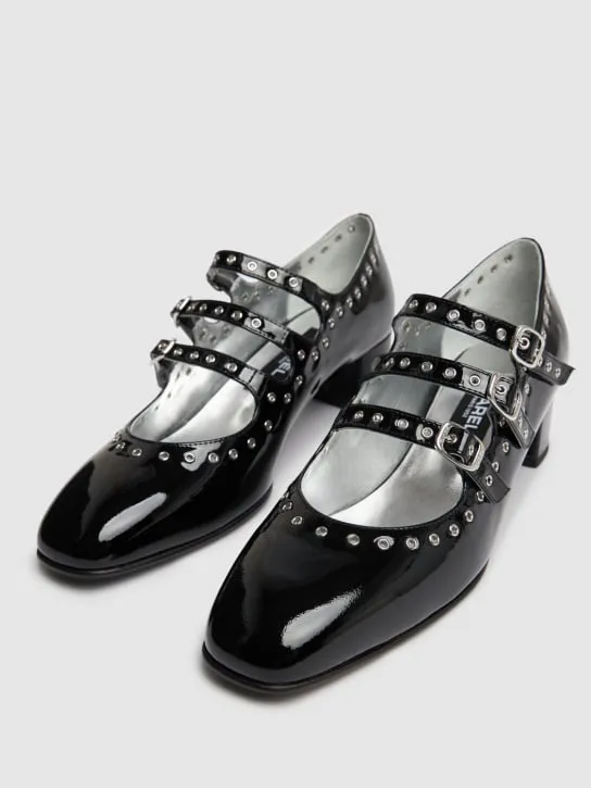 Carel   40mm Camden patent leather pumps 