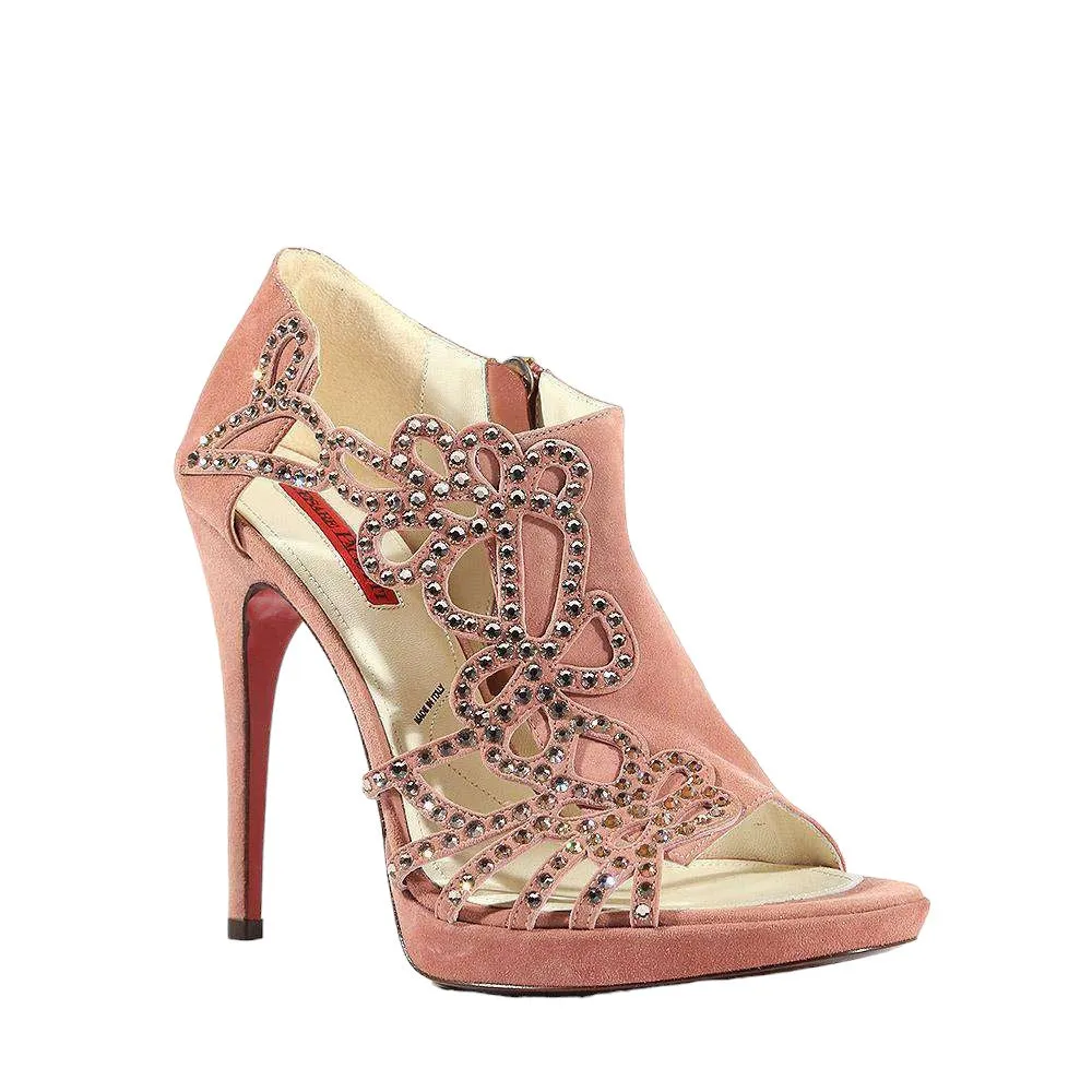 Cesare Paciotti Women's Designer Shoes Diamond Studded Rose (CPW570)