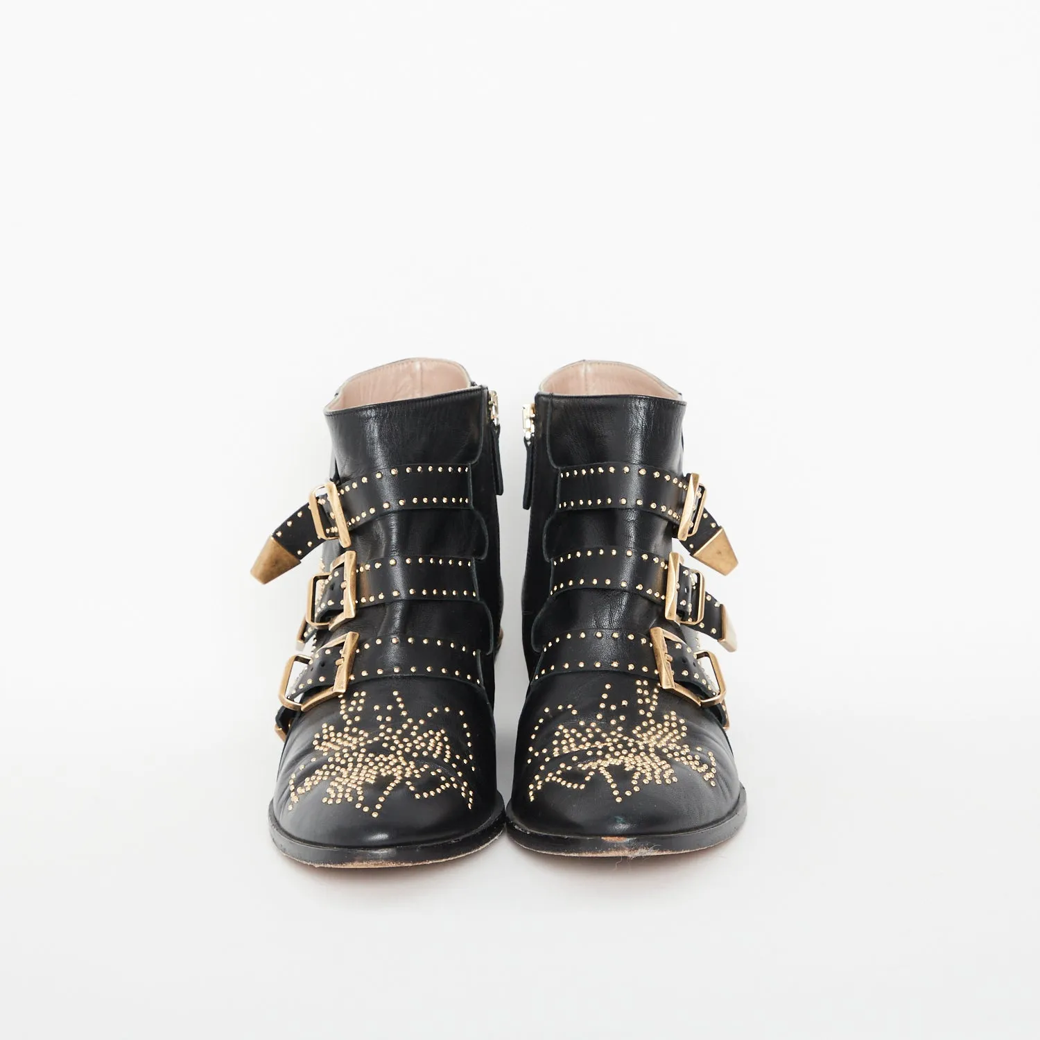 Chloé Susanna Studded Leather Ankle boots