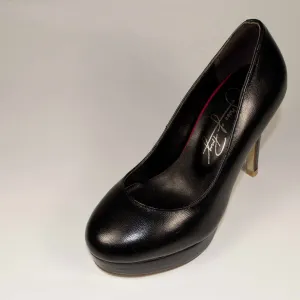Classic Black Stiletto Platform Pump