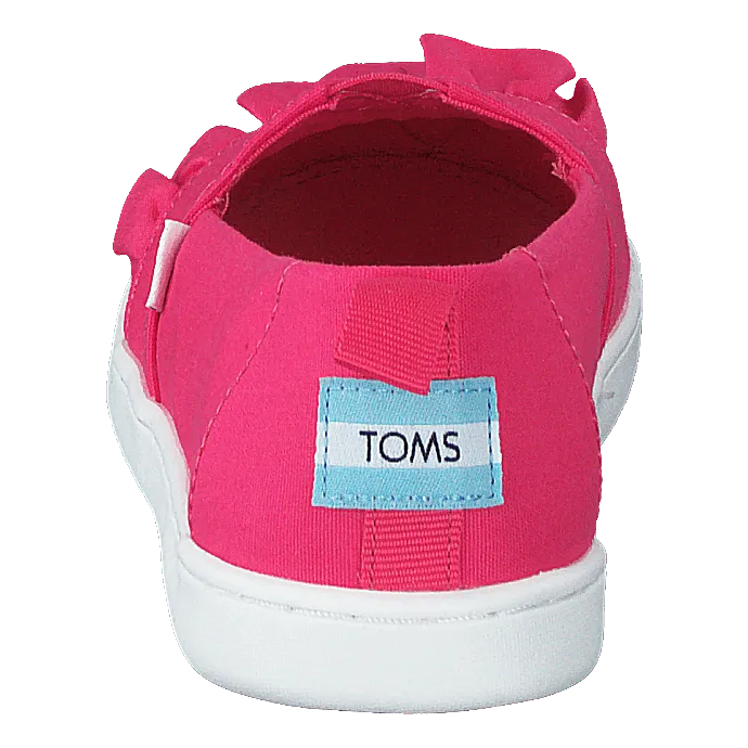 Classic Canvas Ruffle Youth Raspberry
