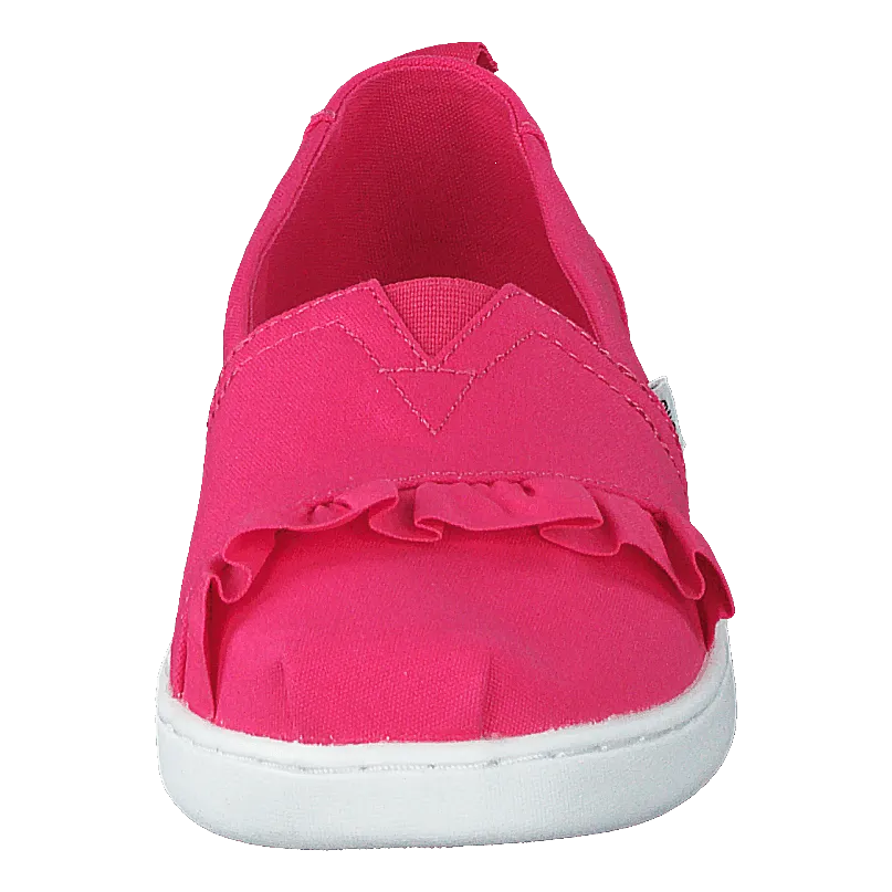 Classic Canvas Ruffle Youth Raspberry