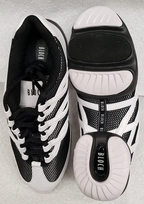 Clifton -- Split Sole Dancesneaker -- White/Black